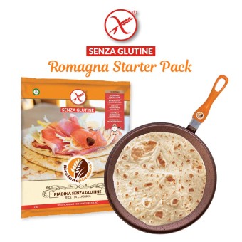 Romagna Starter Pack Gluten Free - Spedizione Gratuita - Piadina + Testo Romagnolo